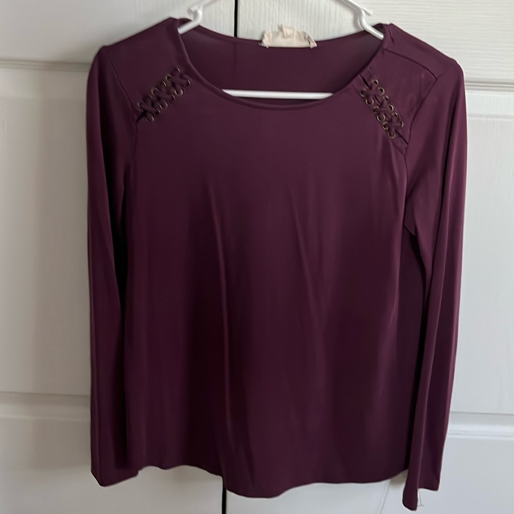 Pink Republic lace up shoulder long sleeve